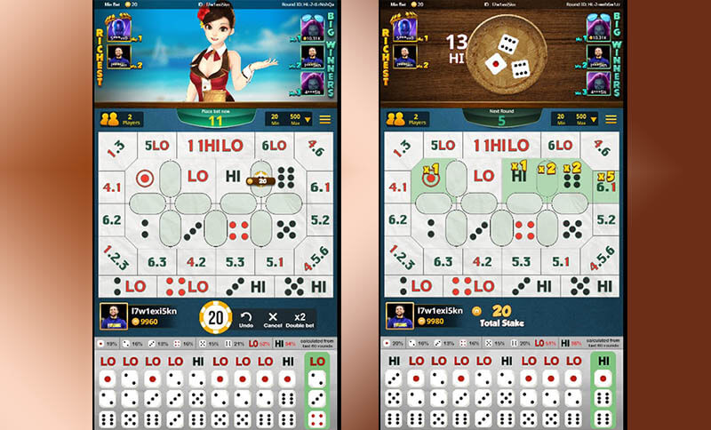 Thai HiLo (Tài Xỉu Thái) là một trong các tựa game